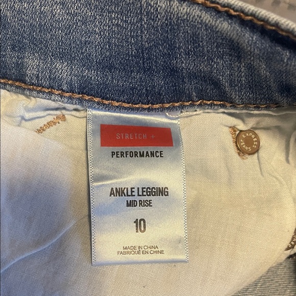 Express Distressed Blue Jeans - Picture 3 of 7